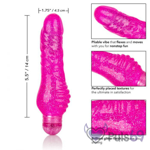 Гибкий вибратор California Exotic Sparkle Shimmer Stud Гибкий вибратор California Exotic Sparkle Shimmer Stud
