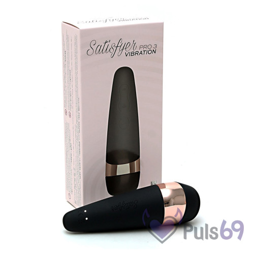 Вакуумный клиторальный вибратор Satisfyer Pro 3 Vibration Вакуумный клиторальный вибратор Satisfyer Pro 3 Vibration