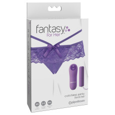 Вибротрусики Fantasy For Her Crotchless Panty Thrill-Her от Pipedream