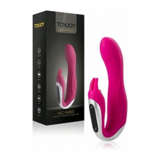 Женский вибратор Hi-Tech Neo Rabbit от Toy Joy, розовый Женский вибратор Hi-Tech Neo Rabbit от Toy Joy, розовый