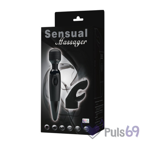 Вибромассажер Sensual Massager с насадкой Вибромассажер Sensual Massager с насадкой