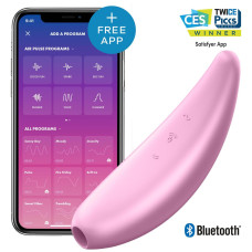 Вакуумный клиторальный стимулятор Satisfyer Curvy 3+ Pink