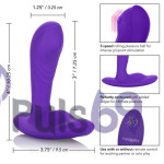 Вибратор бабочка с беспроводным пультом Silicone Remote Pinpoint Pleaser от California Exotic