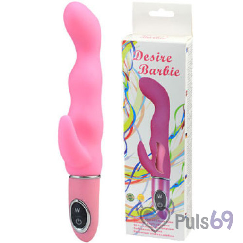 Вибратор для точки G и клиторной стимуляции Desire Barbie от Baile