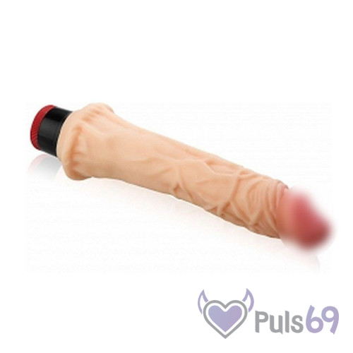 Реалистичный тихий вибратор кибер-кожа UltraX 24 см от Toy4Fun Реалистичный тихий вибратор кибер-кожа UltraX 24 см от Toy4Fun
