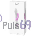 Вибратор OVO K2, многофункциональный, со стимулятором клитора