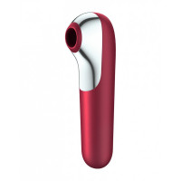 Двусторонний вакуумный стимулятор Satisfyer Dual Love Red Двусторонний вакуумный стимулятор Satisfyer Dual Love Red