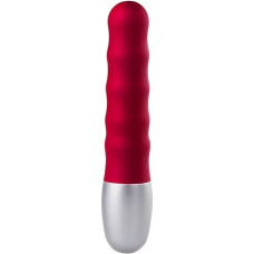 Элегантный анальный мини вибратор Discretion Vibe Ribbed от Seven Creations