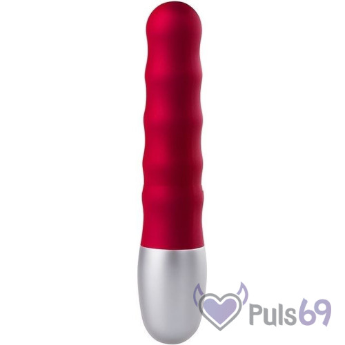 Элегантный анальный мини вибратор Discretion Vibe Ribbed от Seven Creations