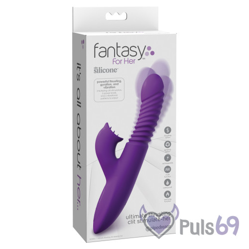 Многофункциональный вибратор Fantasy For Her Ultimate Thrusting Clit Stimulate-Her от Pipedream Многофункциональный вибратор Fantasy For Her Ultimate Thrusting Clit Stimulate-Her от Pipedream