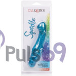Гибкий вибратор California Exotic Sparkle 'G' Glitz Blue
