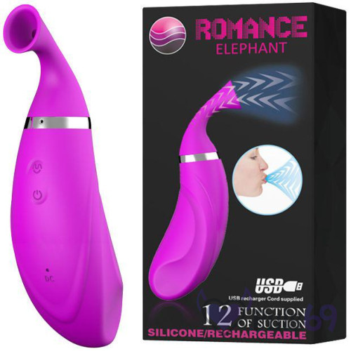Вакуумный стимулятор клитора Romance Elephant Suction