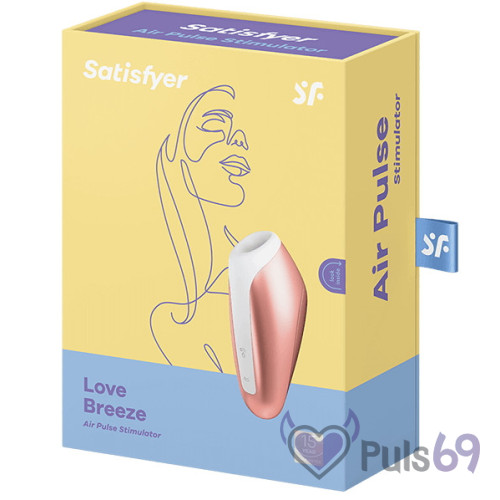 Вакуумный клиторальный вибратор Satisfyer Love Breeze Orange Вакуумный клиторальный вибратор Satisfyer Love Breeze Orange