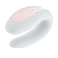 Смарт вибратор для пар Satisfyer Double Joy White