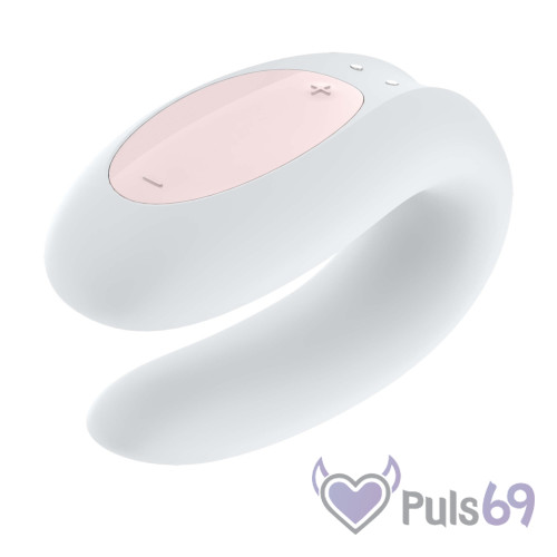 Смарт вибратор для пар Satisfyer Double Joy White