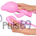 Надувной вибратор Sweet Smile Rosy Bunny от Orion