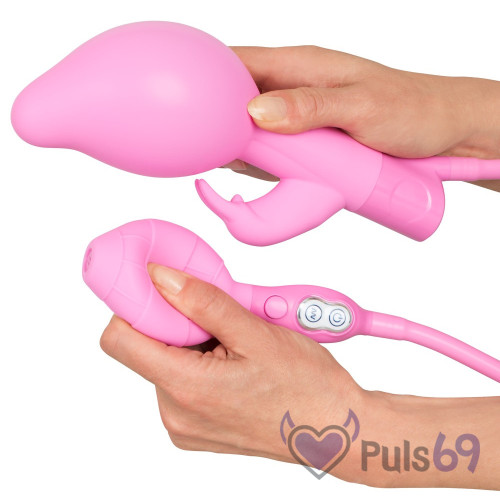 Надувной вибратор Sweet Smile Rosy Bunny от Orion Надувной вибратор Sweet Smile Rosy Bunny от Orion