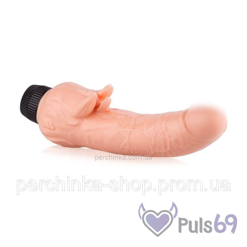 Реалистичный вибратор Penetrating Pleasures со стимуляцией клитора от Scala Реалистичный вибратор Penetrating Pleasures со стимуляцией клитора от Scala