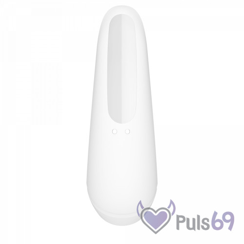 Вакуумный клиторальный стимулятор Satisfyer Curvy 1+ White Вакуумный клиторальный стимулятор Satisfyer Curvy 1+ White