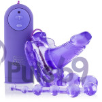 Вибратор бабочка с анальным отростком Venus Penis от California Exotic