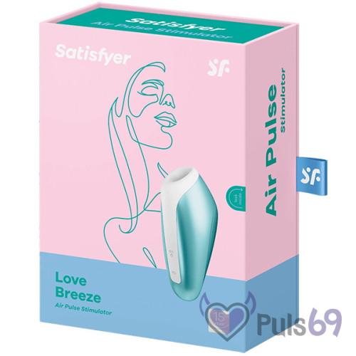 Вакуумный клиторальный вибратор Satisfyer Love Breeze Blue Вакуумный клиторальный вибратор Satisfyer Love Breeze Blue