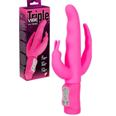 Тройной вибратор с ротацией Triple Vibe от Orion Тройной вибратор с ротацией Triple Vibe от Orion