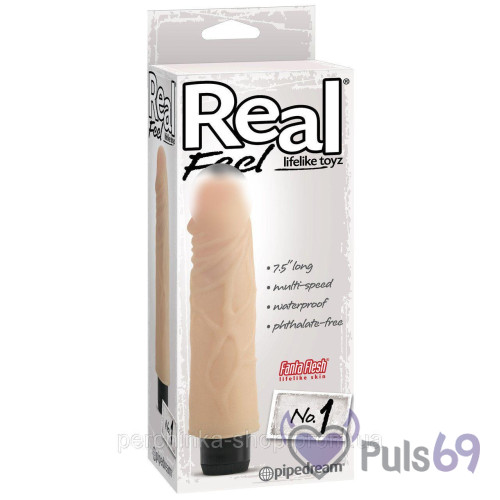 Реалистичный вибратор Real Feel Lifelike Toyz No. 1 от Pipedream Реалистичный вибратор Real Feel Lifelike Toyz No. 1 от Pipedream