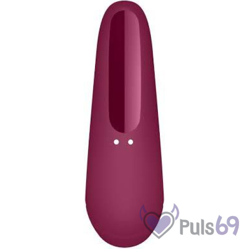 Вакуумный клиторальный стимулятор Satisfyer Curvy 1+ Red Вакуумный клиторальный стимулятор Satisfyer Curvy 1+ Red
