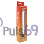 Классический вибратор Gopaldas Sensuously Smooth 17см., серебристый