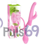Надувной вибратор Sweet Smile Rosy Bunny от Orion