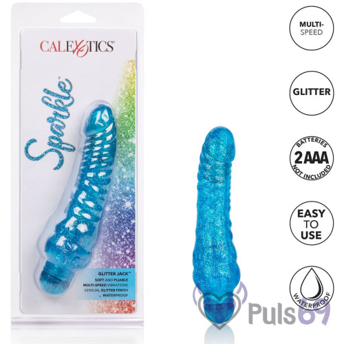 Гибкий вибратор California Exotic Sparkle Glitter Jack Гибкий вибратор California Exotic Sparkle Glitter Jack