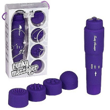 Клиторальный вибратор Funky Massager от Toy Joy, фиолетовый Клиторальный вибратор Funky Massager от Toy Joy, фиолетовый