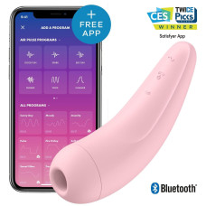 Вакуумный клиторальный стимулятор Satisfyer Curvy 2+ Pink