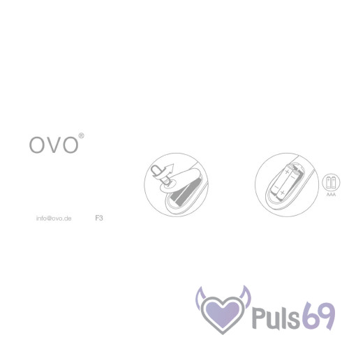 Высококачественный вибратор OVO F3, классический, ультра-мощный Высококачественный вибратор OVO F3, классический, ультра-мощный