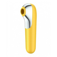 Двусторонний вакуумный стимулятор Satisfyer Dual Love Yellow Двусторонний вакуумный стимулятор Satisfyer Dual Love Yellow