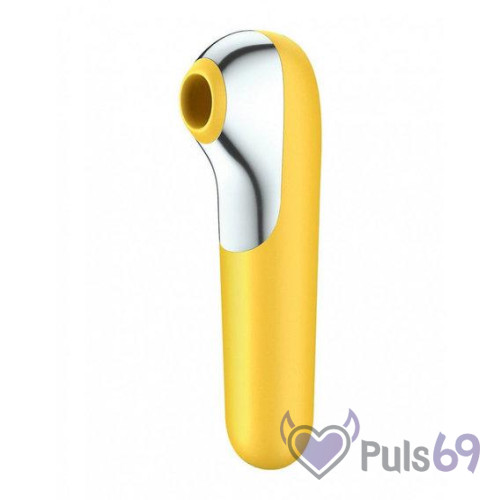 Двусторонний вакуумный стимулятор Satisfyer Dual Love Yellow