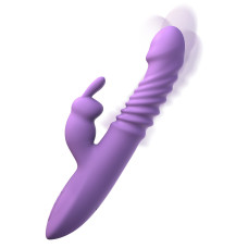 Многофункциональный вибратор Fantasy For Her Her Thrusting Silicone Rabbit от Pipedream Многофункциональный вибратор Fantasy For Her Her Thrusting Silicone Rabbit от Pipedream