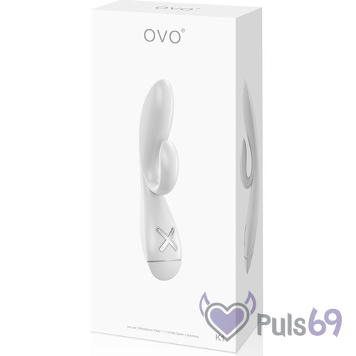 Вибратор OVO K3, многофункциональный, со стимулятором клитора Вибратор OVO K3, многофункциональный, со стимулятором клитора