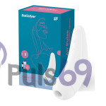 Вакуумный клиторальный стимулятор Satisfyer Curvy 2+ White