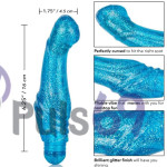 Гибкий вибратор California Exotic Sparkle 'G' Glitz Blue