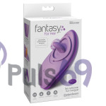 Клиторальный стимулятор Fantasy For Her Her Silicone Fun Tongue от Pipedream