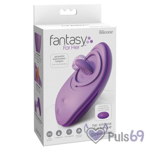 Клиторальный стимулятор Fantasy For Her Her Silicone Fun Tongue от Pipedream Клиторальный стимулятор Fantasy For Her Her Silicone Fun Tongue от Pipedream