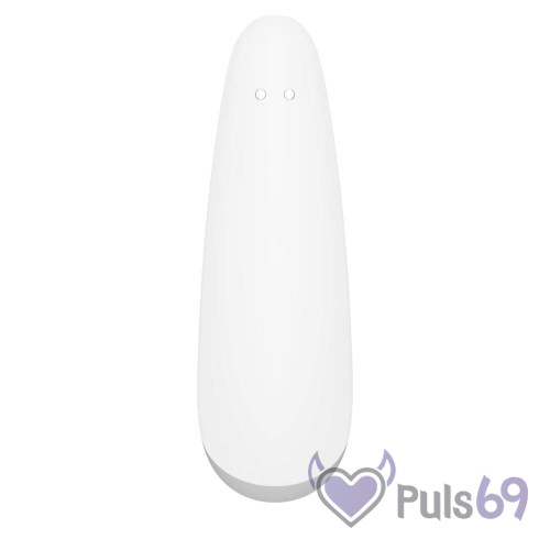 Вакуумный клиторальный стимулятор Satisfyer Curvy 2+ White Вакуумный клиторальный стимулятор Satisfyer Curvy 2+ White