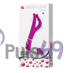 Вибратор Basil со стимулятором клитора Pretty Love