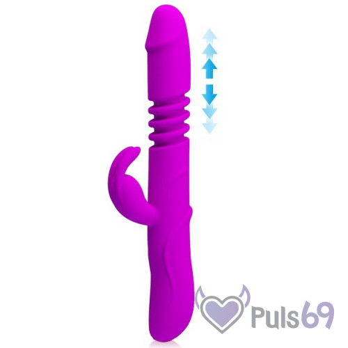 Вибратор Ward Pretty Love с поступательными движениями и ротацией