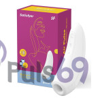 Вакуумный клиторальный стимулятор Satisfyer Curvy 1+ White