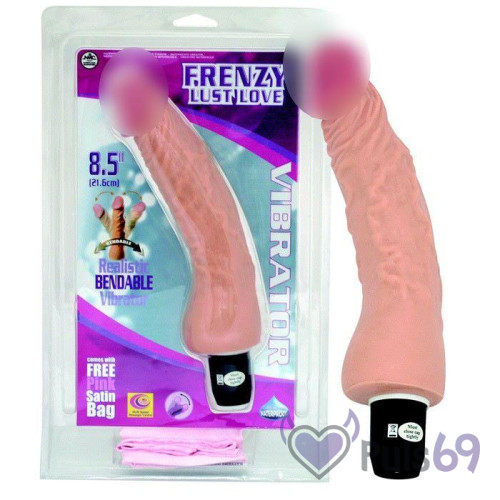 Вибратор гнущийся NMC Frenzy Lust Love, кибер-кожа