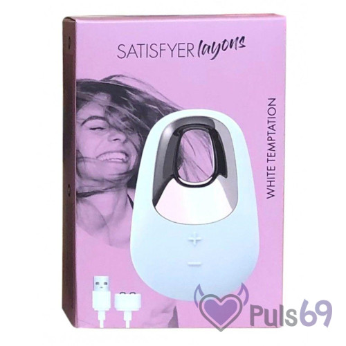 Мини вибратор для клитора Satisfyer Lay-On White Temptation Мини вибратор для клитора Satisfyer Lay-On White Temptation