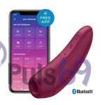 Вакуумный клиторальный стимулятор Satisfyer Curvy 1+ Red