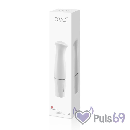 Вибратор OVO D4 Mini Vibe White Вибратор OVO D4 Mini Vibe White